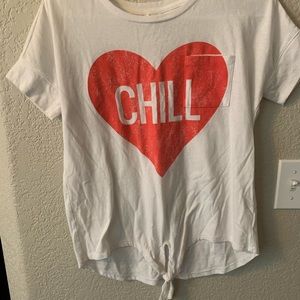 A short sleeve “chill” tee